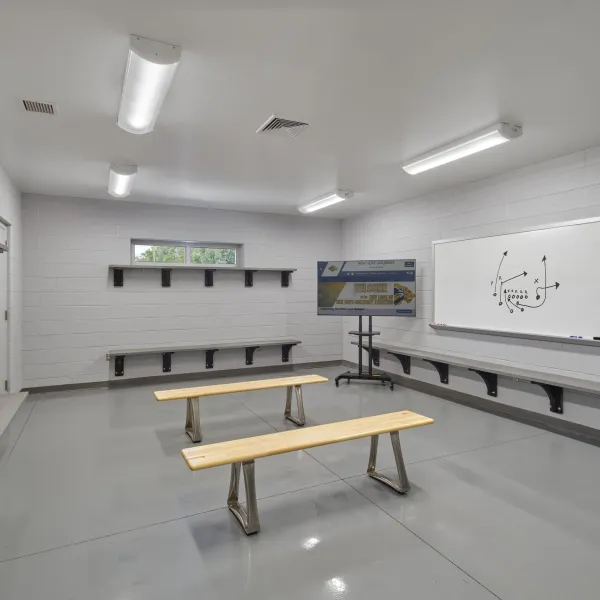 Stadium Fieldhouse at New Hope locker room