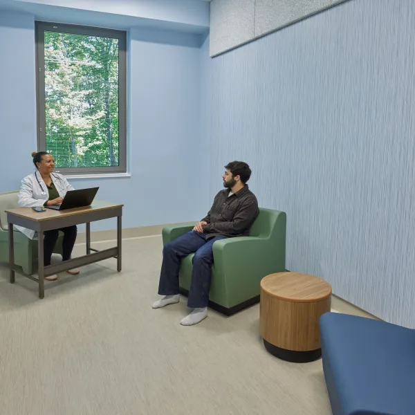 Loudoun County Crisis Center patient room