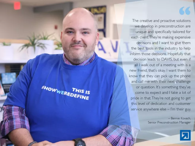 Man with a quote