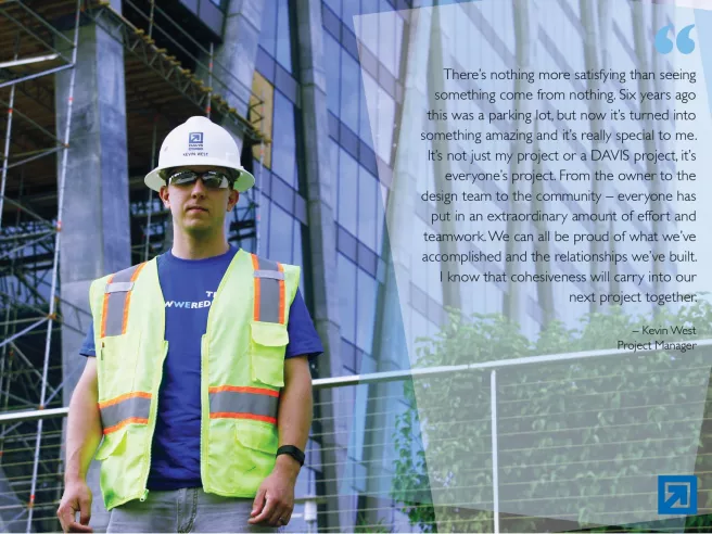 Man with quote
