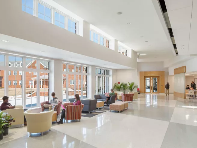interior view of campus center