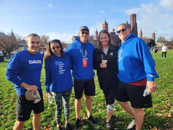 DAVIS teammates at the 2022 AHA Heart Walk