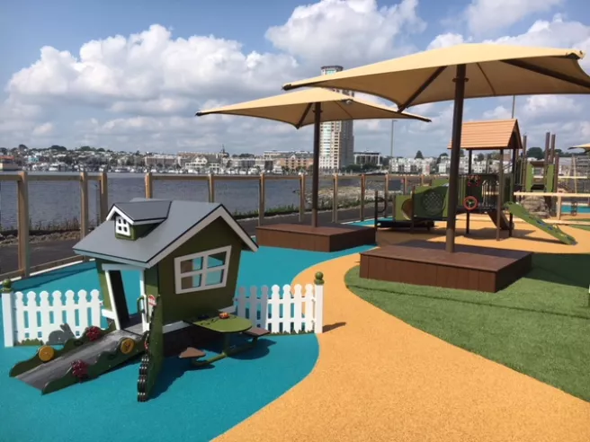 playground for a child care center